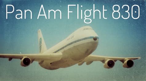 toru ozawa|Pan Am Flight 830 .